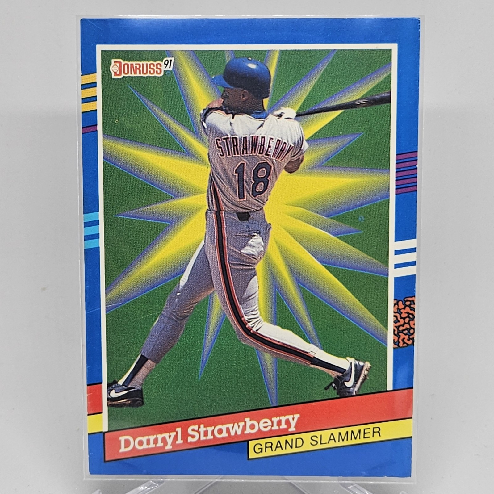 Darryl Strawberry #13 1991 Donruss Grand Slammers New York Mets