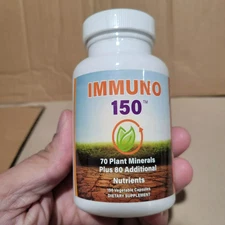 1 BOTTLE OF IMMUNO 150 THE ULTIMATE, IMMUNE BOOSTER. 150 CAPSULES EXP 12/2026