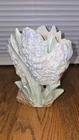 Vintage McCoy Ceramic Hand Painted Hyacinth Vase MCM Planter