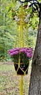 Extra Large Macrame Plant Hanger Vintage 50” Long Raggedy Ann & Andy Figurines
