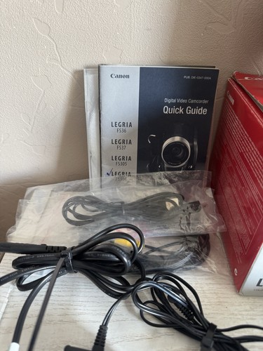 Canon Legria Digital Camcorder FS306 41X Zoom Blue Boxed With Charger Tested (F) - Picture 6 of 24