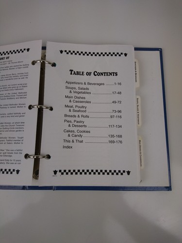 VTG 2000 Heavenly Helpings Salem United Methodist Church Cookbook Virginia Beach - Picture 7 of 17
