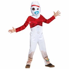 Forky Classic Spork Toy Story 4 Disney Movie Toddler Child Boys Costume 3T-4T