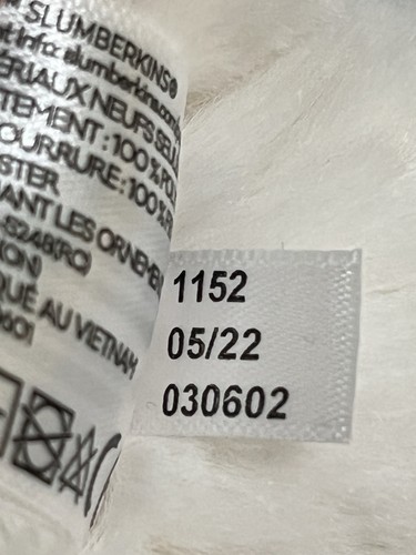 Slumberkins Bigfoot Stuffie Plüschpuppe weiß elfenbein Yeti superweich 14 Zoll - Bild 8 von 10