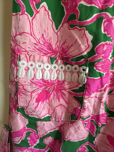 Lilly Pulitzer NWT Girls Little Lilly Classic Shift Hibiss Kiss Size 7 - Picture 3 of 6