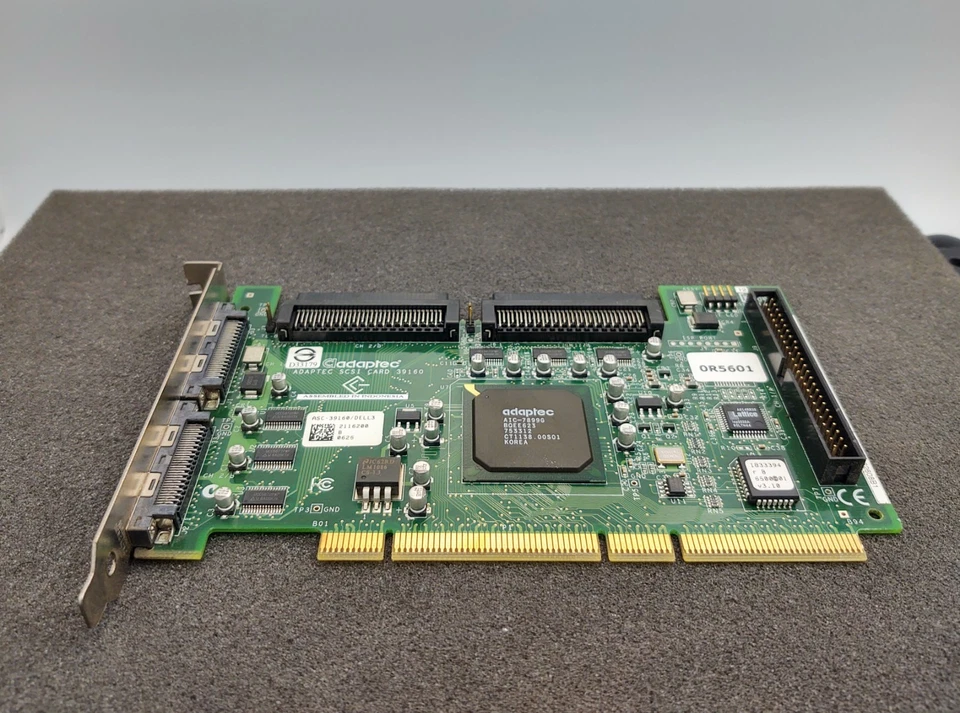 Adaptec U160 Ultra160 SCSI Card controller adapter ASC 39160 Dell UP601 - Image 2 of 4