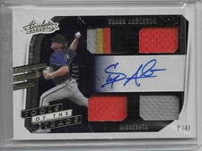 2021 PANINI ABSOLUTE SHAUN ANDERSON 04/49 TOOLS OF THE TRADE ~ #TT4S-SA AUTO