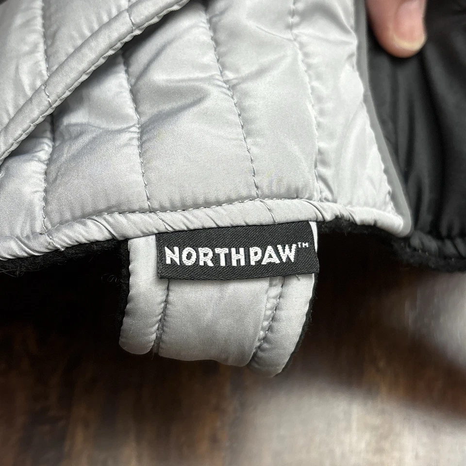 Northpaw Gris/Negro Perro Chaleco Chaqueta Talla XS Cuello 11.5-13” Foto 3 de 4