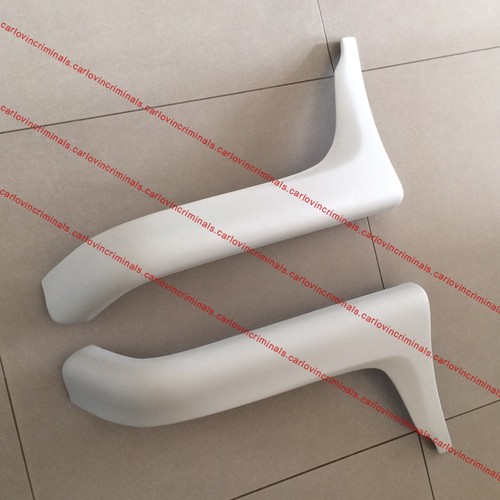 VW T5 TRANSPORTER MULTIVAN REAR BUMPER LIP / SPLITTERS / SPOILER / BUMPER SPATS - Picture 5 of 12