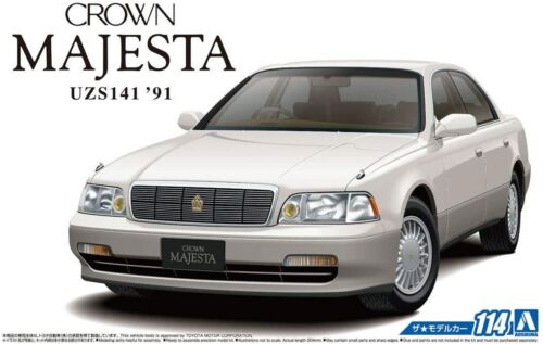 Aoshima 1/24 Scale Toyota UZS141 Crown Majesta C Type 1991 Plastic Model Kit - Picture 4 of 7
