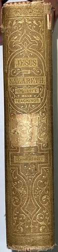 1869 JESUS NAZARETH LIFE TEACHINGS GOSPELS ILLUSTRATED LYMAN ABBOTT CHRISTIANITY - Picture 3 of 12