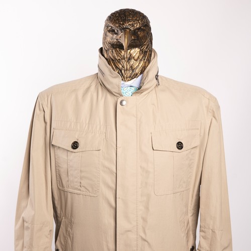 NWT $4350 Brunello Cucinelli Multi-Pockets Hooded Jacket Beige 44US/54IT/ XXL - Picture 5 of 24