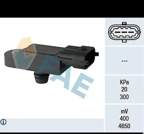 SENSOR, INTAKE MANIFOLD PRESSURE FAE 15068 FOR ,ABARTH,ALFA ROMEO,DACIA,FIAT,LAN - Picture 1 of 3