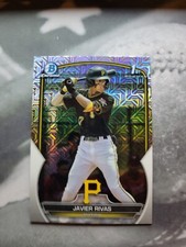 2023 Bowman Chrome Mega Box #BCP-159 Javier Rivas Mojo Refractor 1st RC