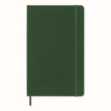 Moleskine 2025 12-Month Weekly Large Hardcover Notebook: Myrtle Green