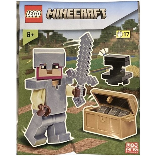 LEGO Minecraft Knight with Chest and Anvil Foil Bag 662309 (SEALED) - Picture 1 of 2