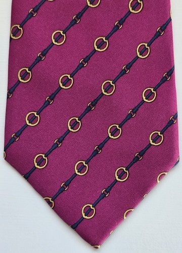 Authentische Hermès Krawatte 100 % Seide Mustermuster - Bild 1 von 3