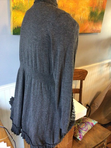 Style & Co Small Gray Long Sleeve Cardigans Sweater - Picture 10 of 10
