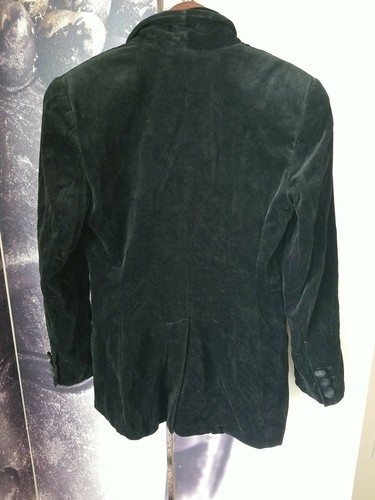 Vintage Express Campagne Intl Women’s Size 1/2 Black Velvet Blazer w/ Pockets - Picture 5 of 10