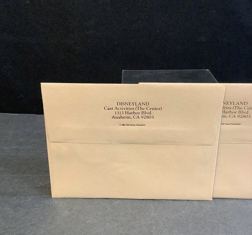 Sealed Disney Cast Activities Letter, 1985 - Picture 3 of 6
