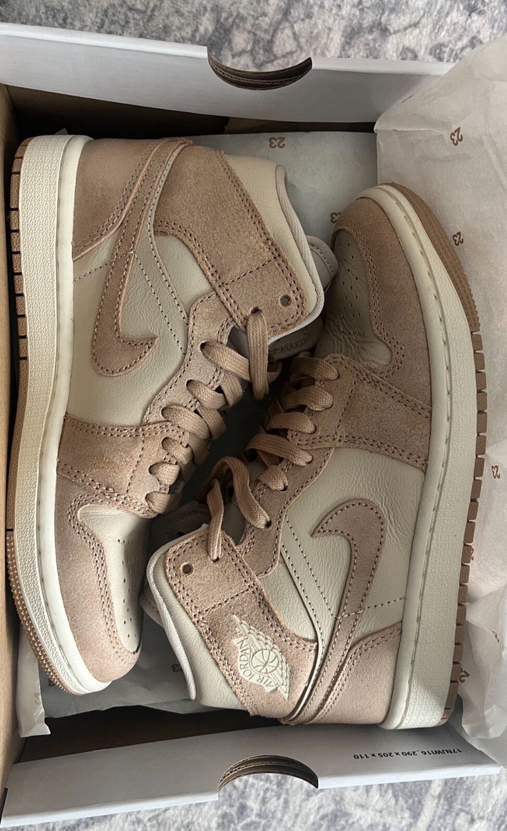 NIKE AIR JORDAN 1 MID SE LEGEND LT BROWN 送料込 Size 5 - Jordan 1 Mid SE Legend LT Brown | eBay