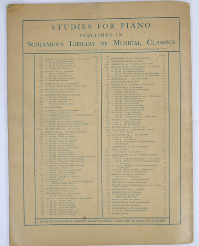 Theodor Kullak School Of Octave Playing Pianoforte Sheet Music Original 1898 - Picture 5 of 5