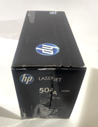 Genuine Set of 5 HP Laserjet 504A CE250A Series Toner Cartridges BYMC - Picture 5 of 6