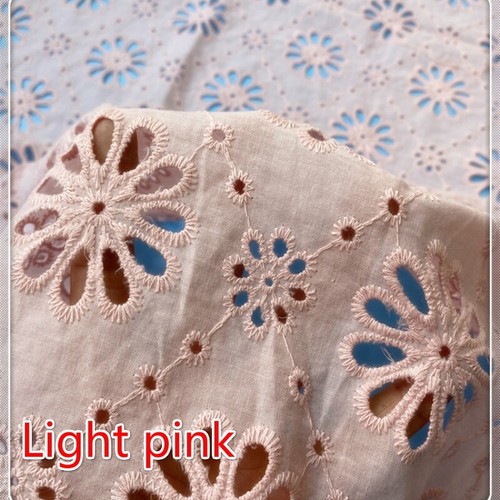 Lace Fabric Hollow Out Flower Embroidered Sewing Craft for Dress Window Curtain - Picture 18 of 23