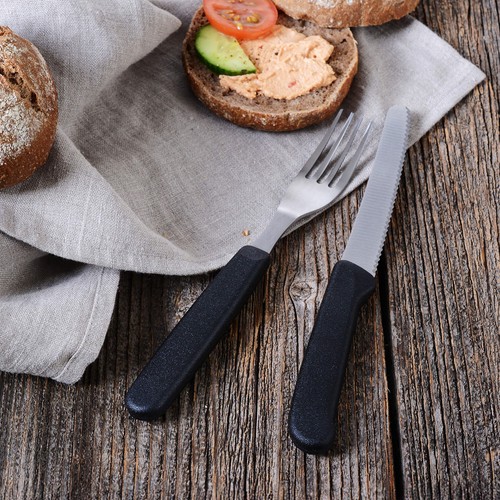 GRÄWE Frühstücksmesser Brötchenmesser Brotzeitmesser Wellenschliffmesser 6 Stück - Bild 5 von 25