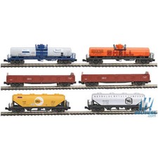 Kato N 106-6275 Mixed Freight Train Set (6 pcs Set) - New