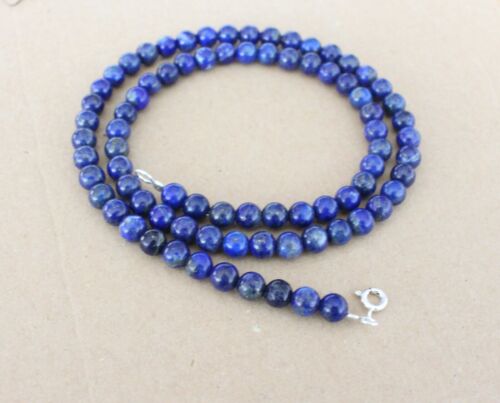 50 mm ,, Lapislazuli Edelstein kette, 6 mm,, Silber,, ( Lapis- 86) - Bild 4 von 5