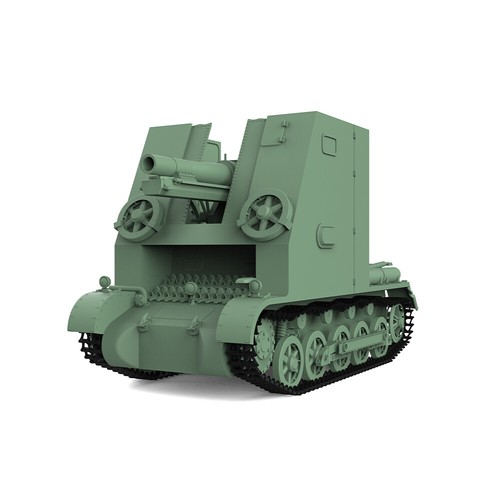 Pistola autopropulsada alemana Sturmpanzer I Bison SSMODEL 1/16 1/18 - Imagen 2 de 5