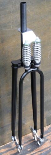 26" Monark Bicycle Black DUAL SPRINGER FORK Rat Rod Chopper Vintage Cruiser Bike - Picture 8 of 11