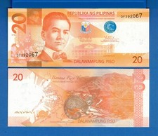 Philippines P-206 20 Piso 2010 Uncirculated Banknote