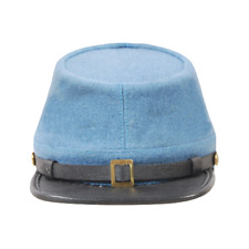 Civil War CS Confederate Infantry officers kepi, Complete Sky Blue Kepi Hat