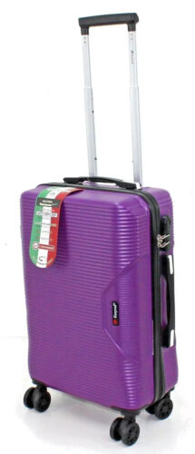 55cm Ryanair EasyJet Cabin 8 Wheels Spinner Trolley Luggage Suitcase Bag Case - Picture 11 of 36