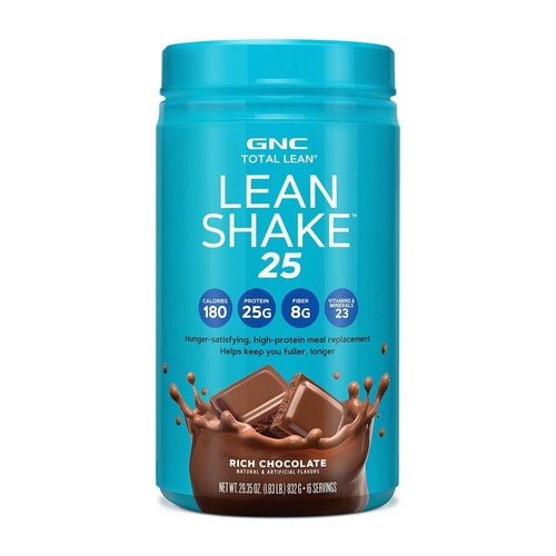 GNC - Total Lean Lean Shake, 25, Chocolate,  1.83 Lbs, Exp: 2027 - Picture 1 of 3