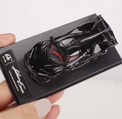 GB SCArt 1:64 Negro Intensa Emozione IE Carreras Deportes Modelo Diecast Coche Coleccionable - Imagen 15 de 18