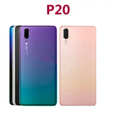 Back Rear Door Glass Housing Battery Cover + Camera Lens For Huawei P20 P30 Pro