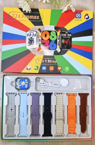 Smartwatch T24ProMax – 7-in-1 Sportuhr mit Bluetooth-Anrufen, Serie 10 - Zdjęcie 11 z 13