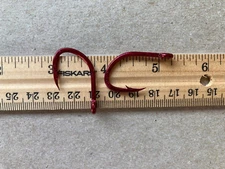 50 FL7114MG-4/0 Zinc Red Heavy Duty Eagle Claw Live Bait hooks  5 bags of 10