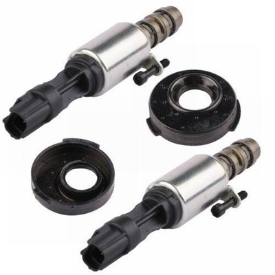 2PCS VCT Control Solenoid Valve & Cover Seal Gaskets For Ford 5.4L 3L3Z6C535AA ]