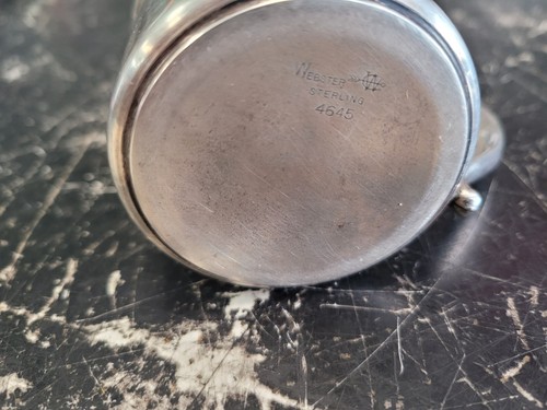 Tazza bambino vintage WEBSTER argento sterling - 4645 - 122,2 grammi - bambino bambino - Foto 7 di 7