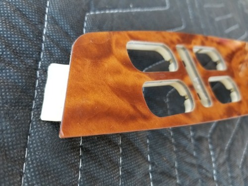 00-06 MERCEDES W220 S430 S500 600 Front Left Door Master Window Switch Wood Trim - Picture 3 of 8