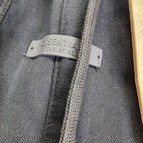 Fear Of God Essentials Heavy Fleece Sweatpants Mens Medium Black Homecoming FOG - Picture 9 of 17