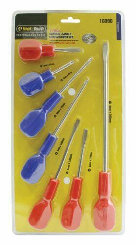 7 pz set cacciavite maniglia armadio in acciaio inox Phillips, strumento fai da te slot - Foto 2 di 3