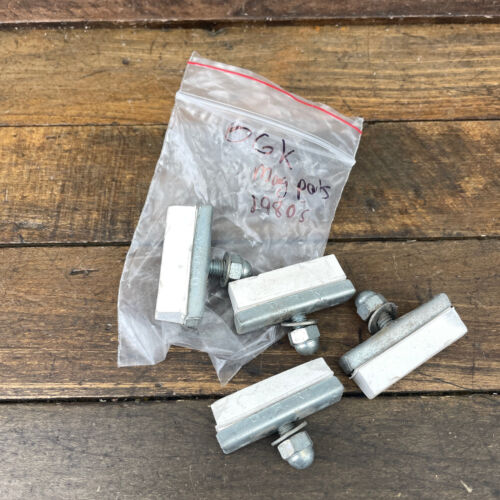 Old School BMX OGK Brake Pads White Freestyle Shoes Lot Vintage OG 1980s - Picture 3 of 15