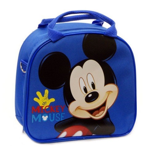 NEW!! Mickey Mouse Back to School Lunch Bag with Adjustable Strap Insulated - Picture 1 of 2