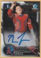 2016 Bowman Chrome Draft Draft Pick Autographs #CDAMT Matt Thaiss