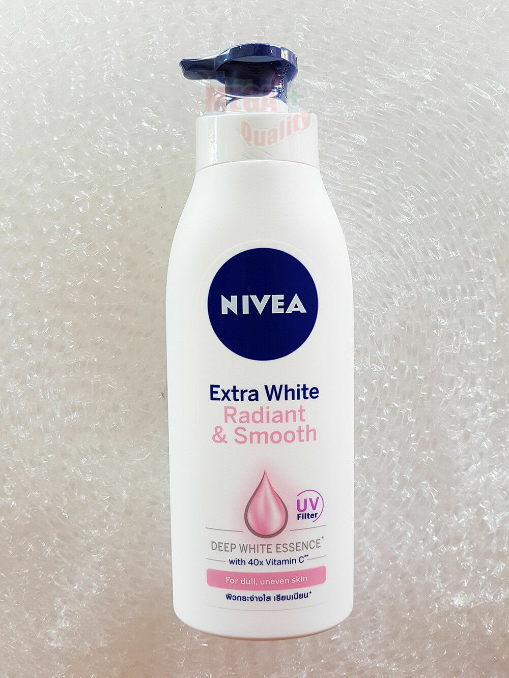 NIVEA Extra White Radiant & Smooth Body Lotion - 400ml, Lot of 2